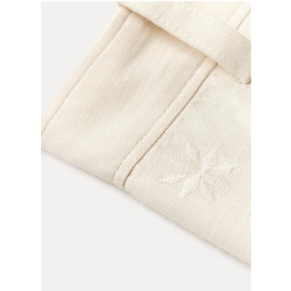 ZARA EMBROIDERED PANTS ZW COLLECTION - Picture 9 of 14